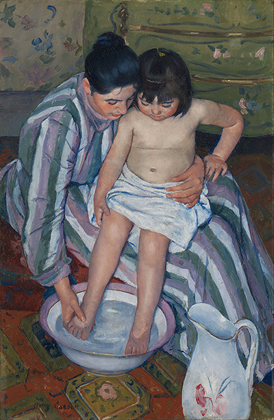 The Child's Bath Mary Cassatt